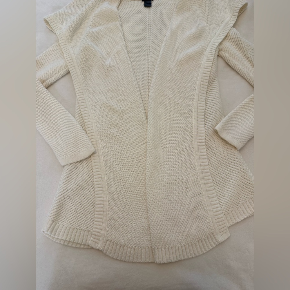 Ann Taylor Knit Long Open Drape Cardigan - size Large - Excellent Condition - Picture 9 of 9